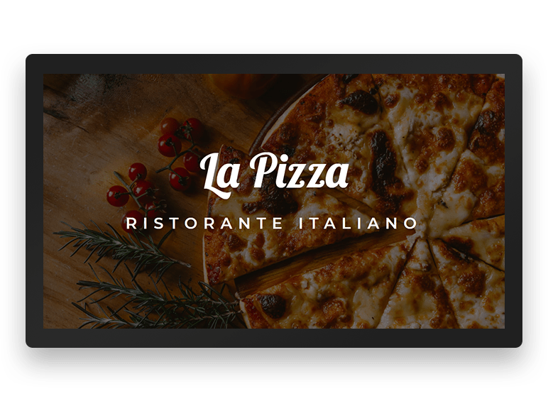 Main page of La Pizza